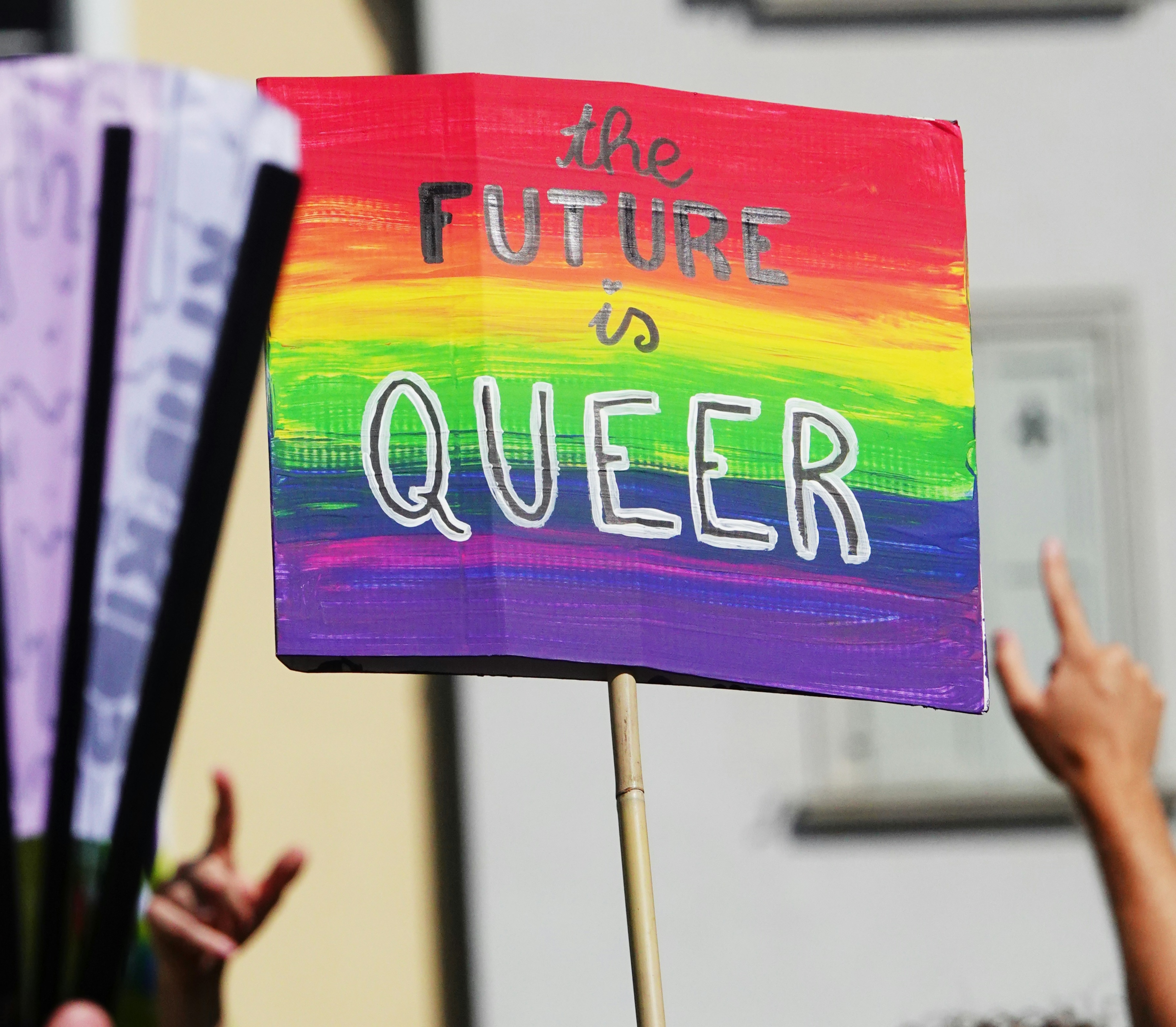 A 'the future is queer' message