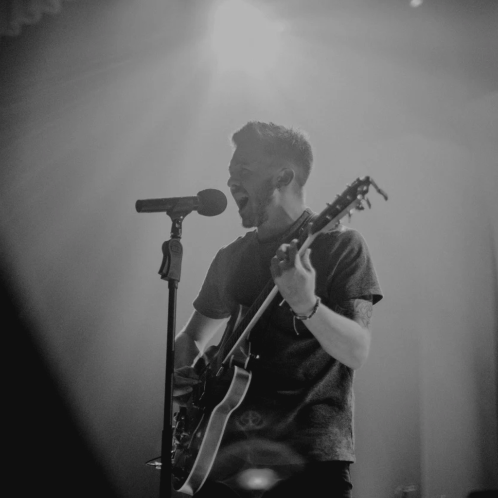 A singer performing