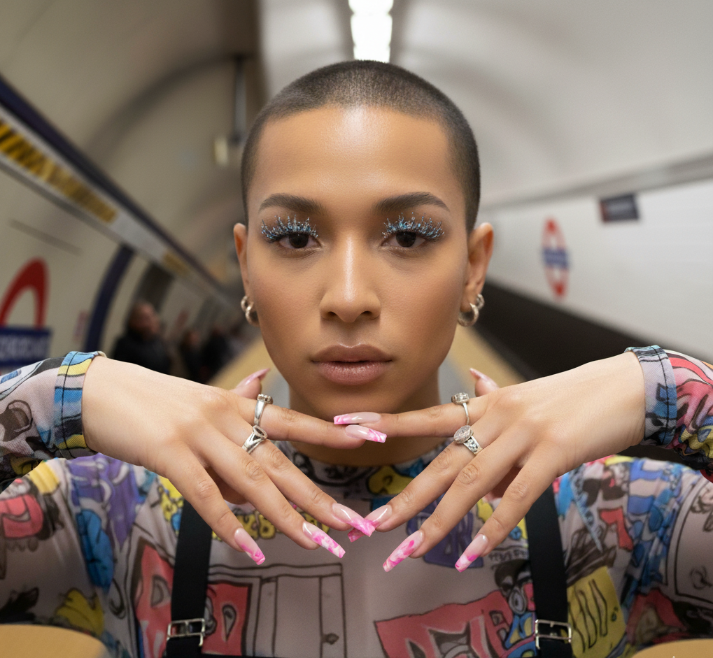 A young queer person finding their voice